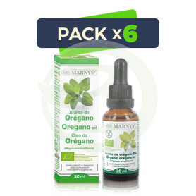 Pack 6x Aceite de Orégano BIO Marnys