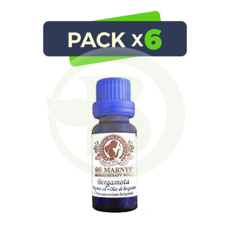Pack 6x Aceite Esencial de Bergamota Marnys
