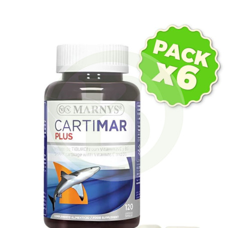 Pack 6x Cartimar Plus 120 Cápsulas Marnys