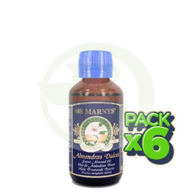 Pack 6x Aceite Puro de Almendras Dulces 125Ml. Marnys