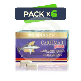 Pack 6x Cartimar Plus 60 Cápsulas Marnys