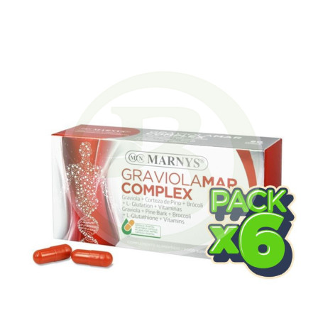 Pack 6x Graviolamar Complex 60 Cápsulas Marnys