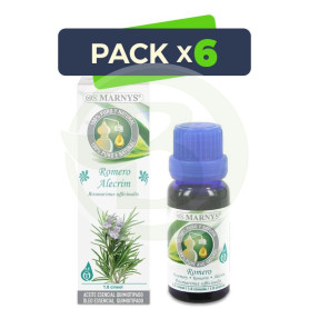 Pack 6x Aceite Esencial Alimentario de Romero 15Ml. Marnys
