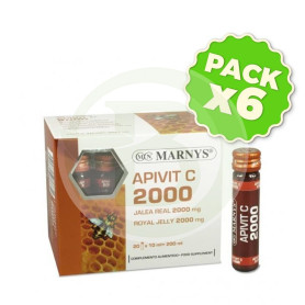 Pack 6x Apivit C Plus 2000 20 Viales Marnys