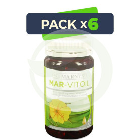 Pack 6x Mar-Vitoil 150 Cápsulas 500Mg. Marnys