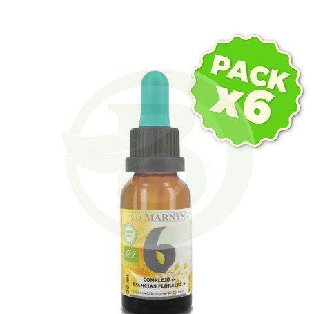 Pack 6x Fórmula 6 Voluntad 20Ml. Marnys