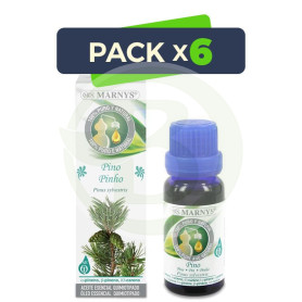 Pack 6x Aceite Esencial Alimentario de Pino 15Ml. Marnys