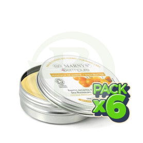 Pack 6x Manteca de Karité, espino amarillo y calendula bio 100gr Marnys
