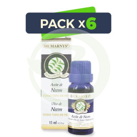 Pack 6x Aceite de Neem 15Ml. Marnys