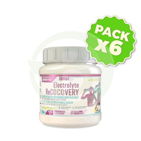Pack 6x Electrolyte Recovery 450Gr. Marnys Sport