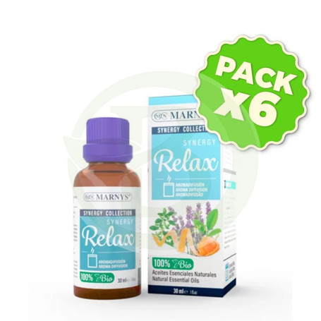 Pack 6x Synergy Relax 30Ml. Marnys