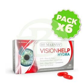 Pack 6x Visionhelp Hydra 30 Cápsulas Marnys