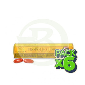 Pack 6x Propoleo con Equinacea 30 Perlas Marnys