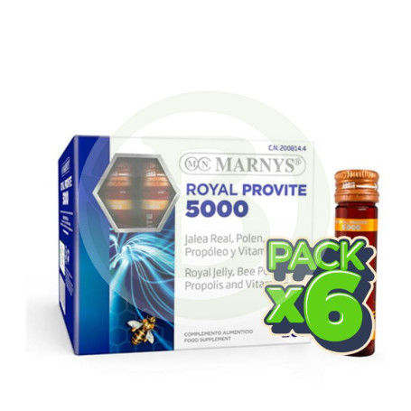 Pack 6x Royal Provite 5000 20 Viales Marnys