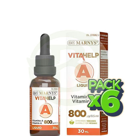 Pack 6x Vitahelp a 30Ml Marnys