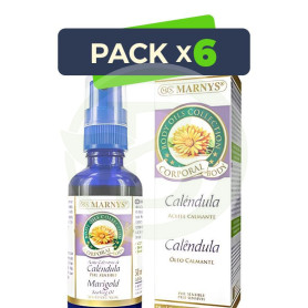 Pack 6x Aceite Corporal De Caléndula 50Ml Marnys