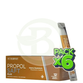 Pack 6x Propolsaft Plus 12 Sticks Bebibles Marnys