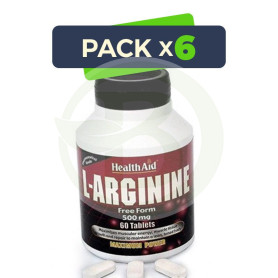 Pack 6x L-Arginina 500Mg. Forma Libre Health Aid