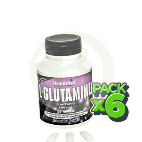 Pack 6x L-Glutamina Health Aid
