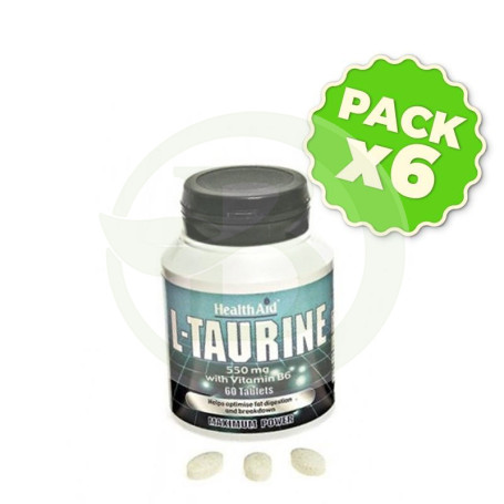 Pack 6x L-Taurina Health Aid