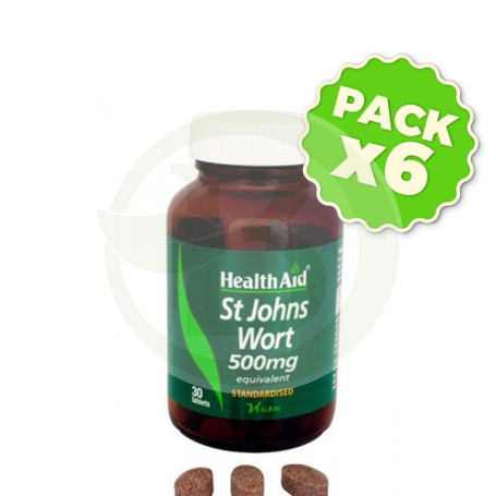 Pack 6x Hipérico (Hipericum Perforatum) Health Aid