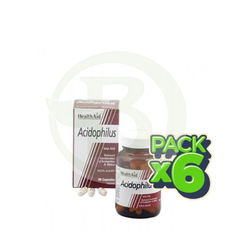 Pack 6x Acidophilus Plus (4.000 Millones) Health Aid