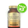 Pack 3x Magnesio Bisglicinato 60 Cápsulas Solgar