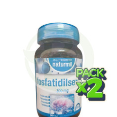 Pack 2x Fosfatidilserina 200Mg 60 Perlas Naturmil