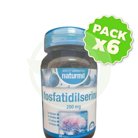 Pack 6x Fosfatidilserina 200Mg 60 Perlas Naturmil