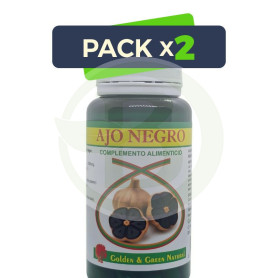 Pack 2x Ajo Negro 60 Cápsulas Golden Green