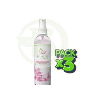 Pack 3x Agua de Rosas (No Paraben) 200Ml. Armonia