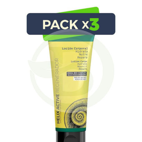 Pack 3x Locion Corporal Caracol Helix Active 200 Ml Armonia