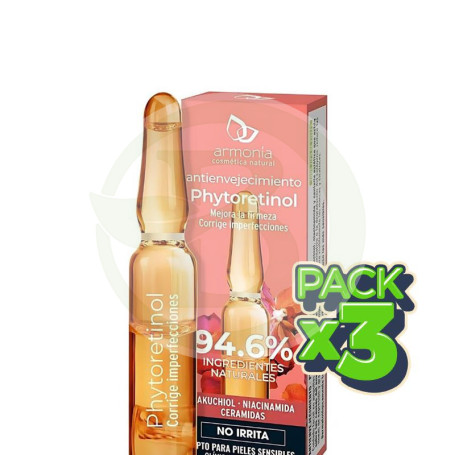 Pack 3x Ampollas Faciales Monodosis Phytoretinol Antienvejecim. Armonia