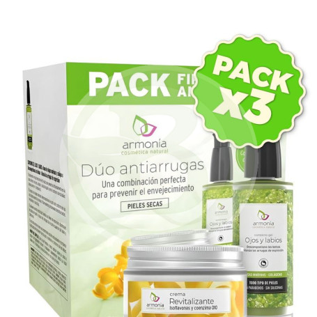 Pack 3x Pack Firmeza y Antiarrugas 80Ml Armonia