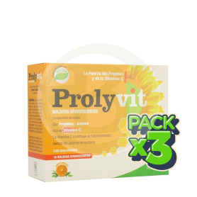 Pack 3x Prolyvit Efervescente 16 Sobres Noefar