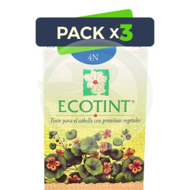 Pack 3x Ecotint Castaño 4N Noefar