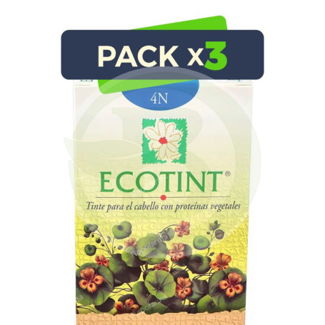 Pack 3x Ecotint Castaño 4N Noefar