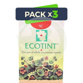Pack 3x Ecotint Rubio Ceniza 7C Noefar