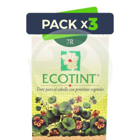 Pack 3x Ecotint Rubio Cobrizo 7R Noefar
