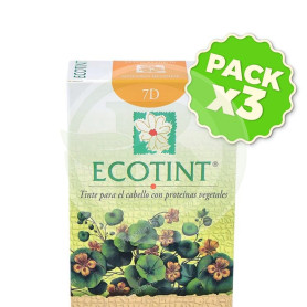 Pack 3x Ecotint Rubio Dorado 7D Noefar