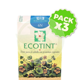Pack 3x Ecotint Rubio Oscuro 6N Noefar