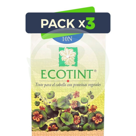 Pack 3x Ecotint Rubio Platino EC10N Noefar