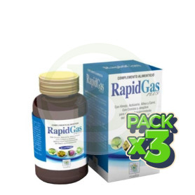 Pack 3x Rapidgas Plus 50 Cápsulas Noefar