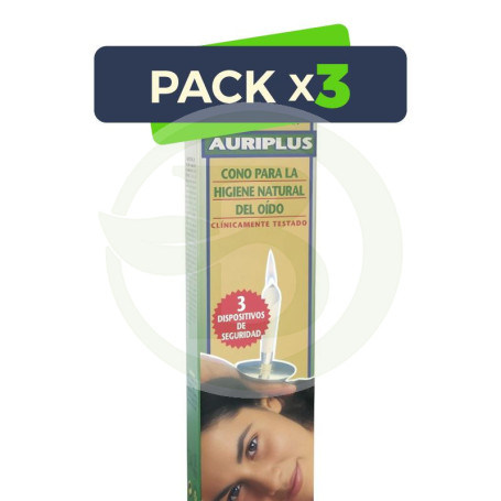 Pack 3x Auriplus Conos para los Oídos 2 Unidades Noefar