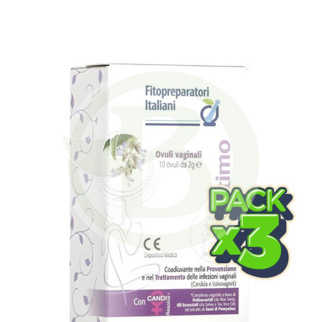 Pack 3x Fitoíntimo Óvulos Vaginales 10 Unidades Noefar
