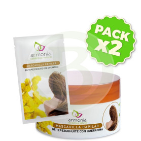 Pack 2x Mascarilla Capilar de Tepezcohuite 200Ml. Armonia