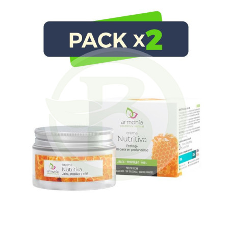 Pack 2x Crema de Jalea Real, Propóleo y Miel 50Ml. Armonia