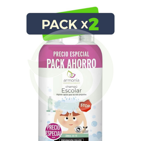 Pack 2x Pack Champú Escolar 2X300ml Armonia