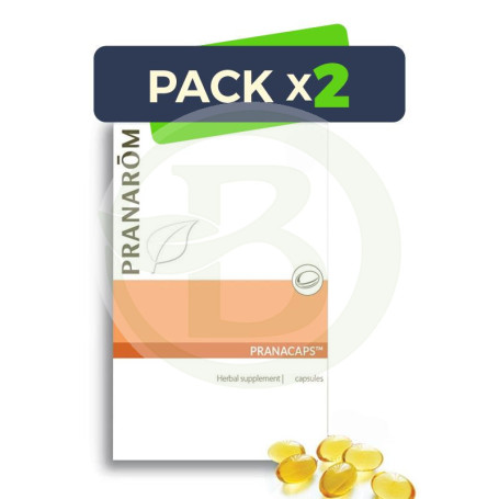 Pack 2x Pranacaps Eubiarom 30 Cápsulas Pranarom