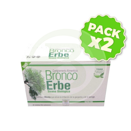 Pack 2x Broncoerbe Tisana 20 Filtros Noefar